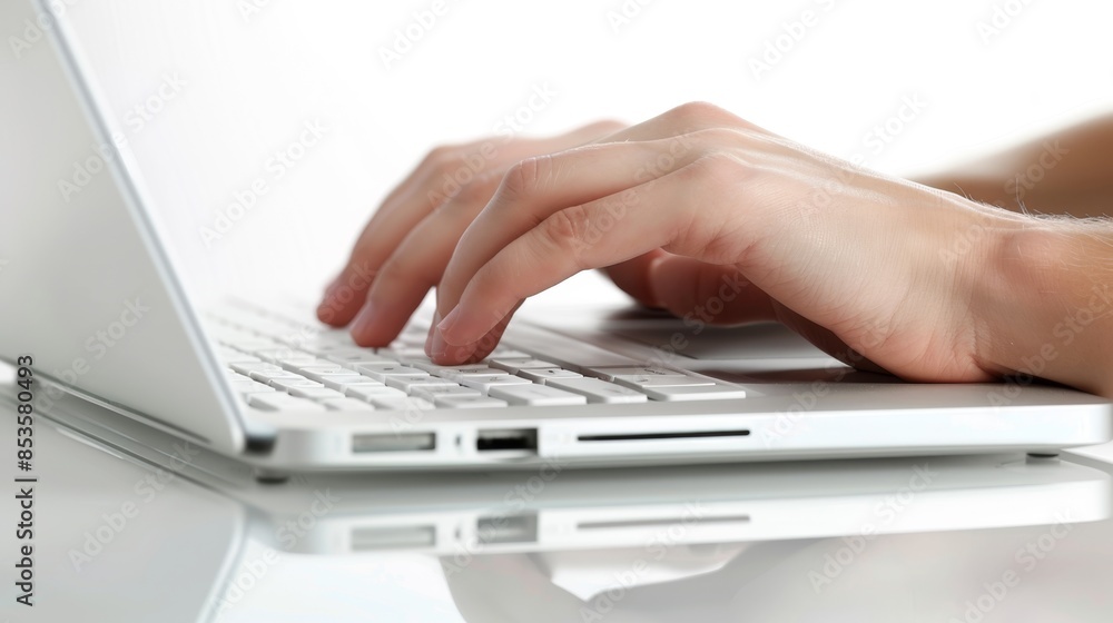 The hands on keyboard The hands on keyboard