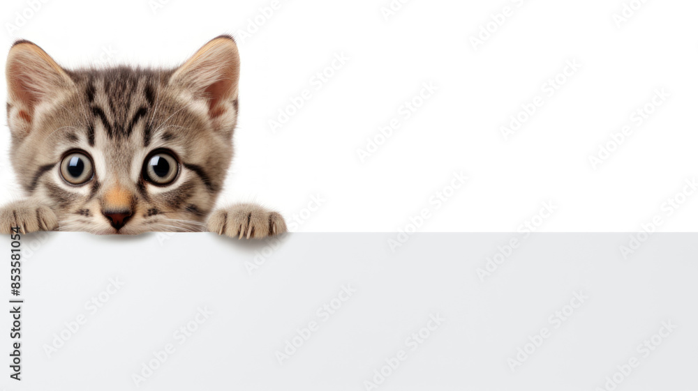 Naklejka premium A cat in home