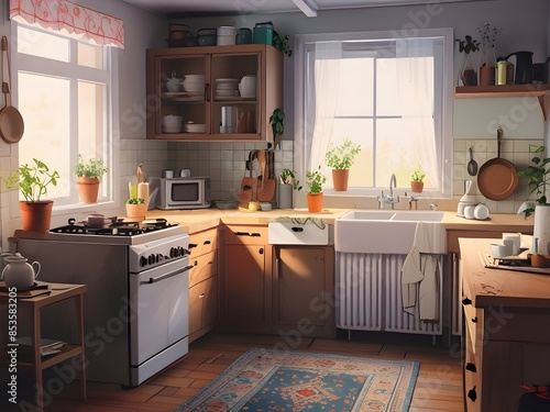 Cozy Kitchen Room Inspiration Photography Art
