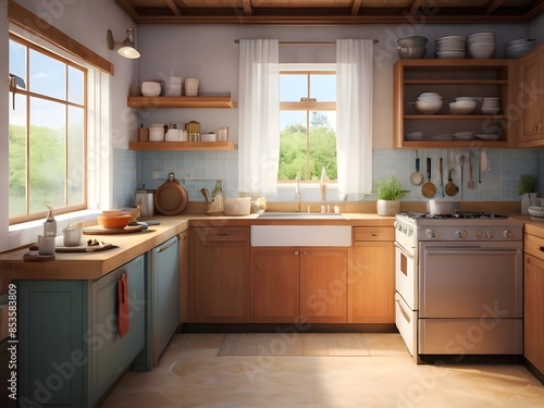 Cozy Kitchen Room Inspiration Photography Art