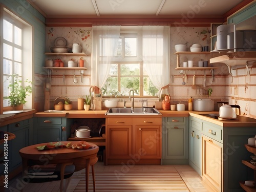 Cozy Kitchen Room Inspiration Photography Art