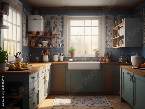 Cozy Kitchen Room Inspiration Photography Art