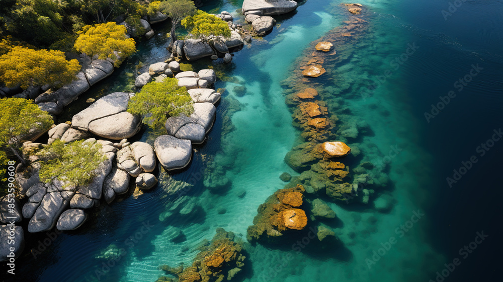 Aerial View Of The Rainforest And Winding River With Mountains Landscape Background Aerial View Of The Rainforest And Winding River With Mountains Landscape Background