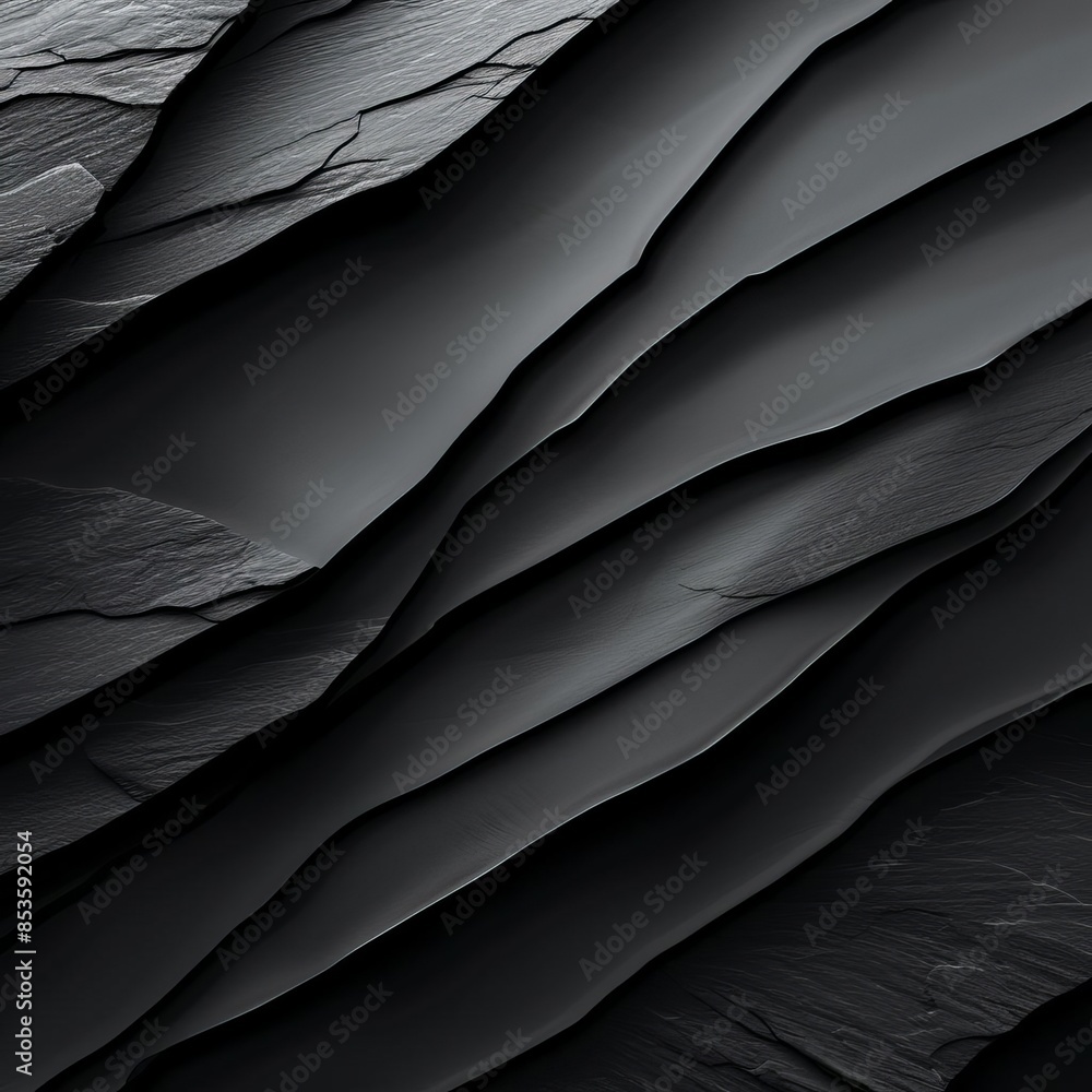 Obraz premium Dark slate, minimalist, high details, 8k