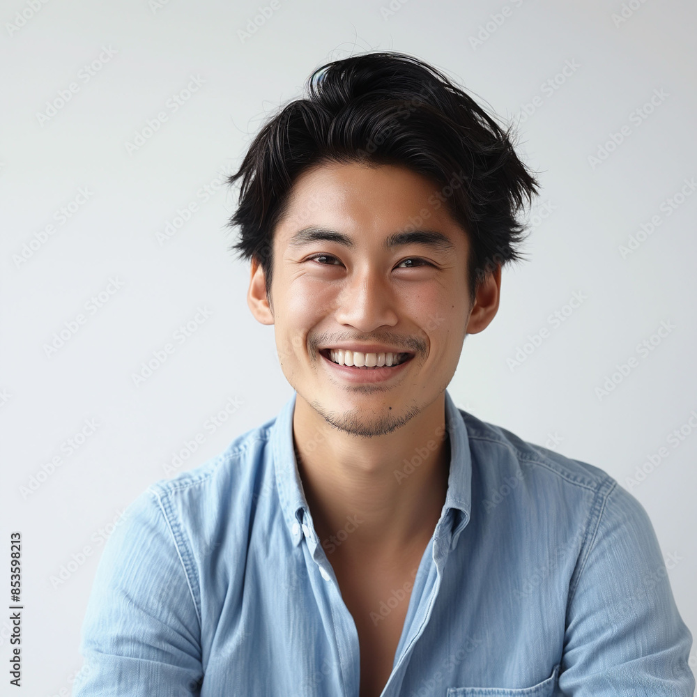笑顔の日本人男性 笑顔の日本人男性