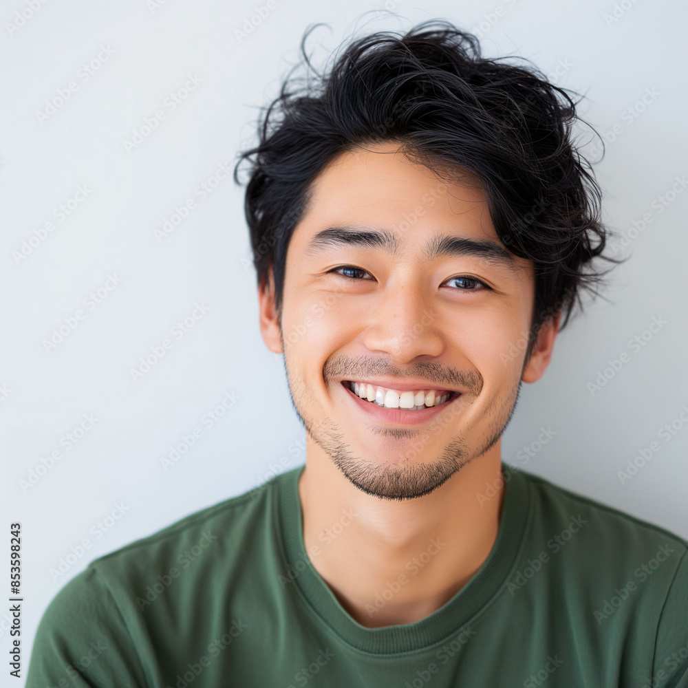 笑顔の日本人男性 笑顔の日本人男性
