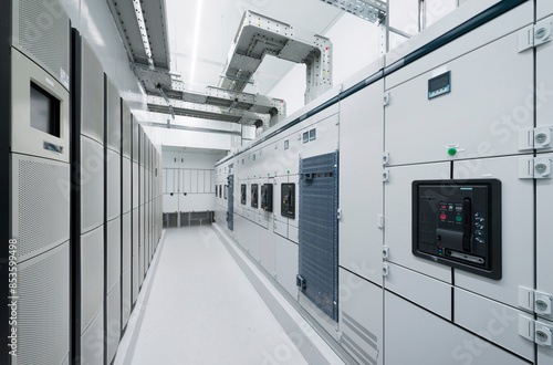 Power unit for distribution of electricity at data center