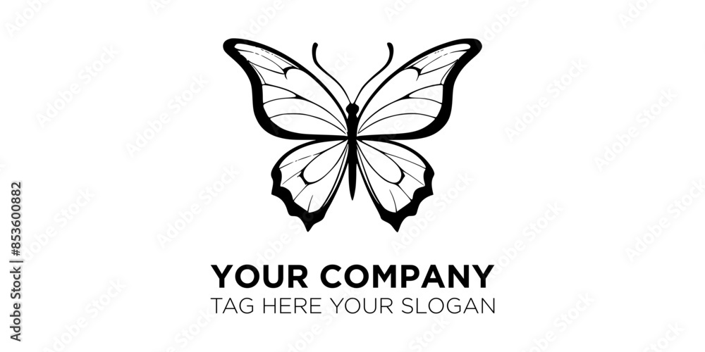 butterfly logo butterfly logo