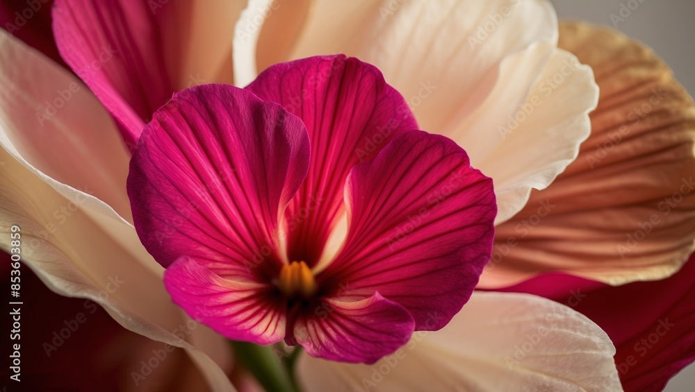 Close-up of a pink geranium flower in full bloom. Close-up of a pink geranium flower in full bloom.
