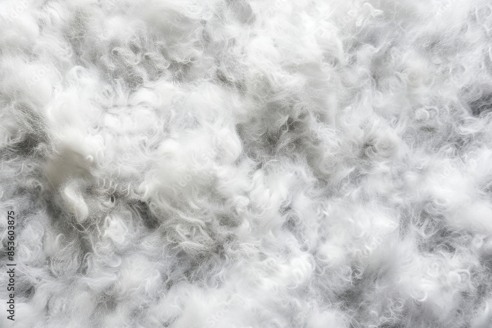 Fototapeta premium Generative ai on theme of beautiful texture soft fluffy cotton, design natural abstract background