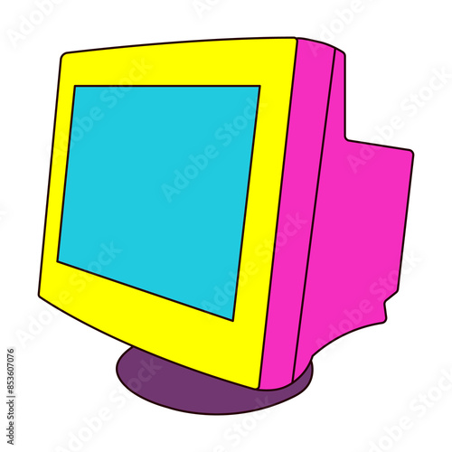 Computer, 90s retro element
