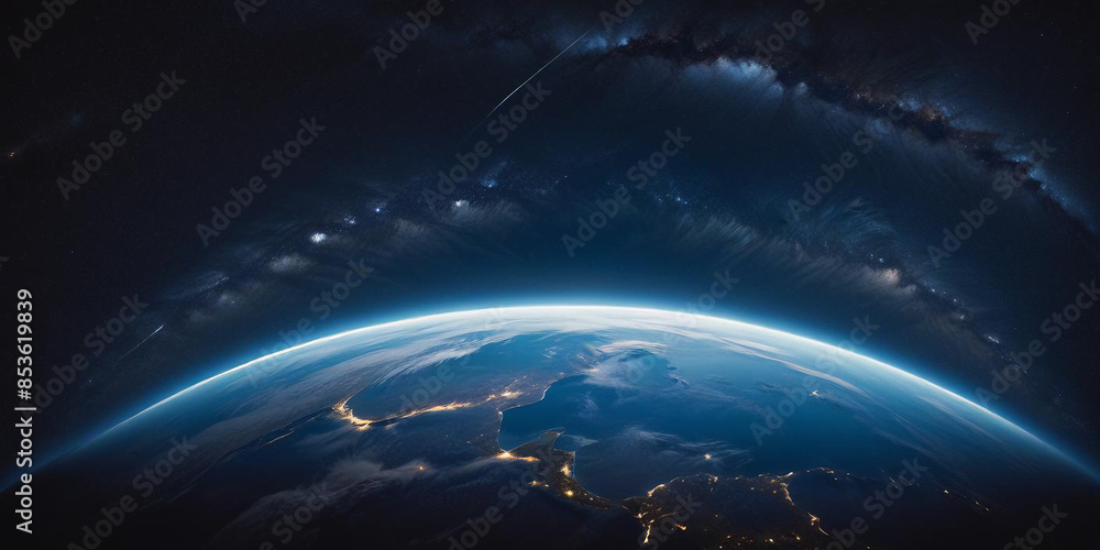 Fototapeta premium Universe and galaxy