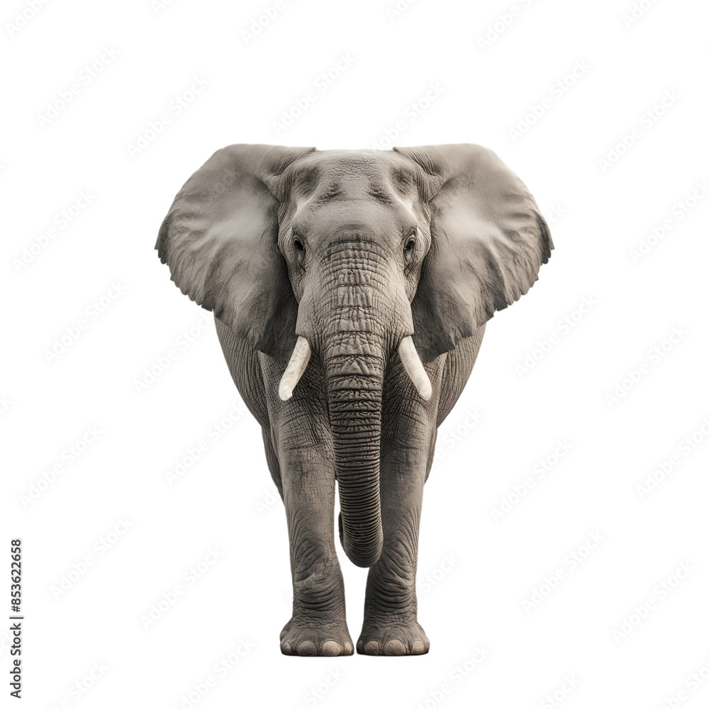 Fototapeta premium Elephant on transparent background