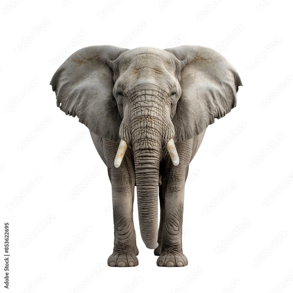 Obraz premium Elephant on transparent background