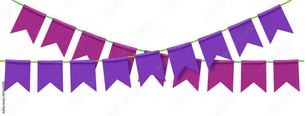 Fototapeta premium Colorful flags