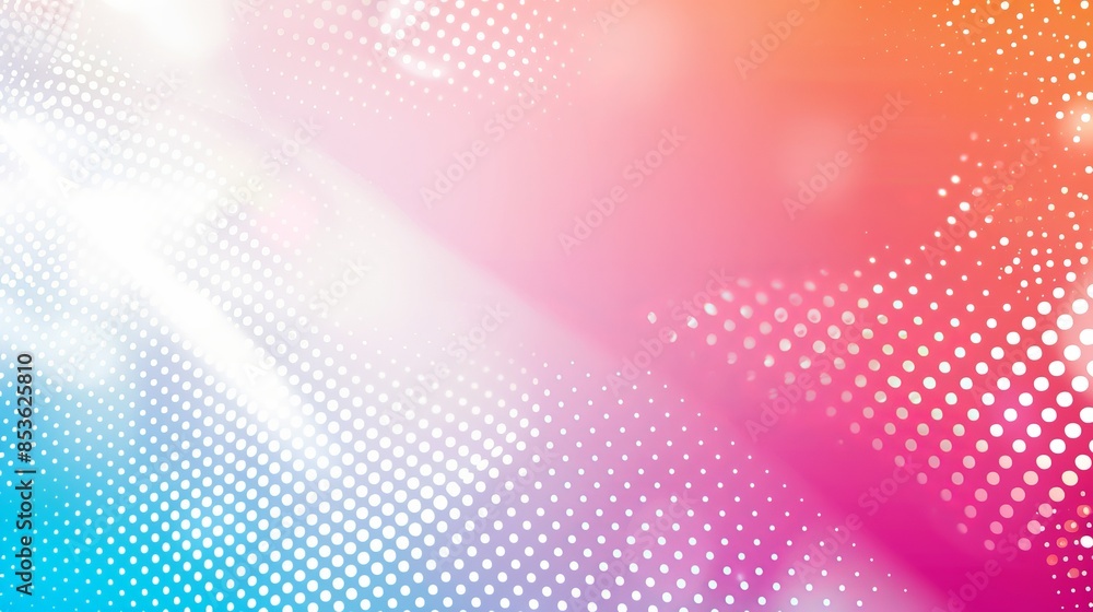 gradient pink blue polka dot patterns background ilustração do Stock