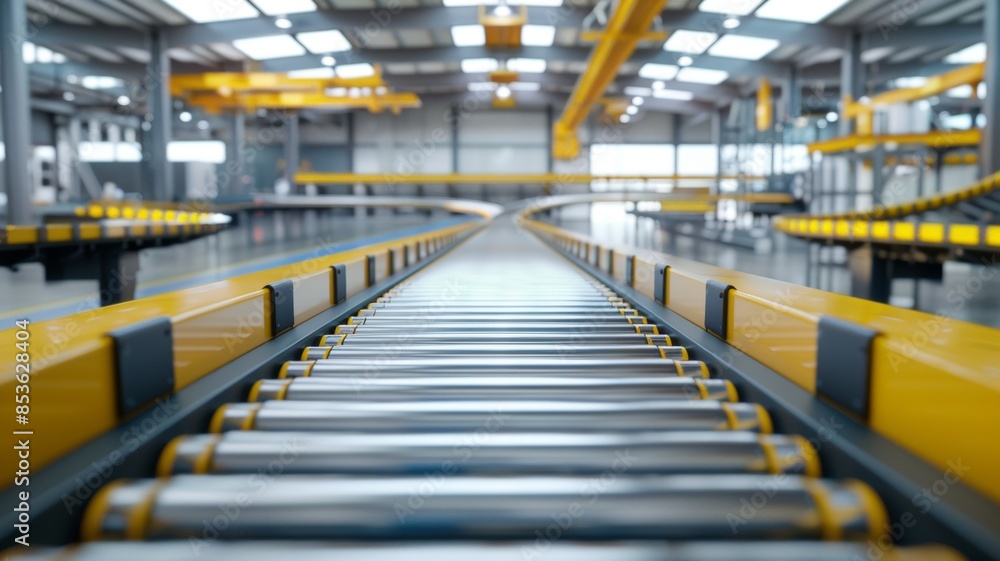 Modern Conveyor System in Industrial Facility
Modern Conveyor System in Industrial Facility