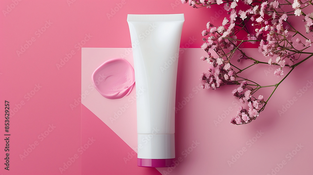 Cosmetic simple and clean image. Generate AI Cosmetic simple and clean image. Generate AI