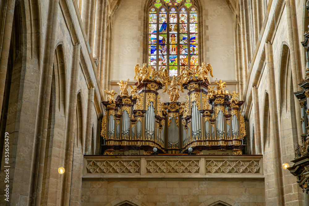 Cathedral of St Barbara in Kutná Hora - Gothic five-nave cathedral - a unique work of High and Late Gothic architecture, founded in 1388