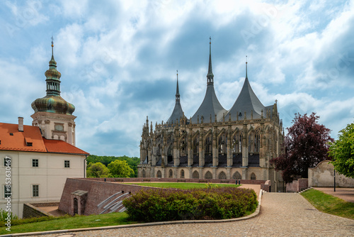 Cathedral of St Barbara in Kutná Hora - Gothic five-nave cathedral - a unique work of High and Late Gothic architecture, founded in 1388