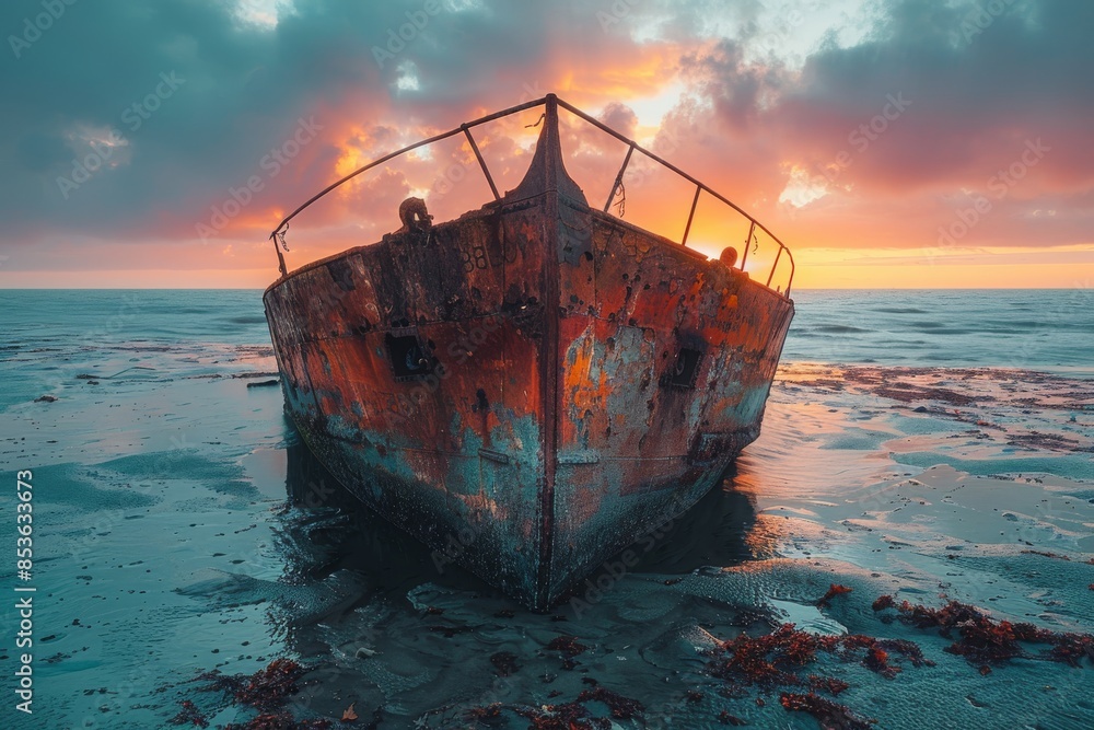 abandoned ship aground abandoned ship aground