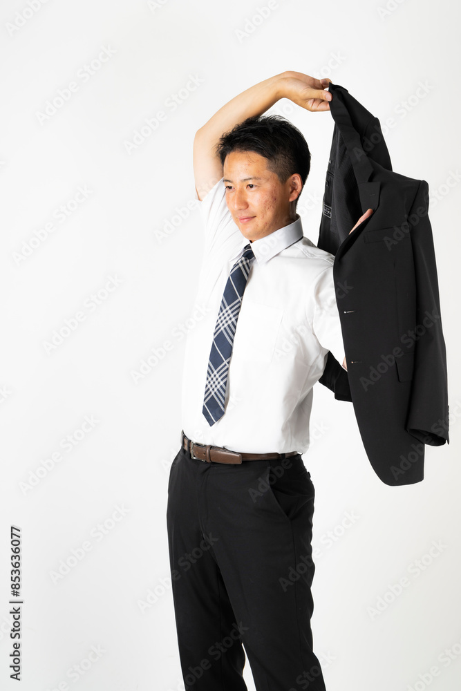 スーツを着たイケメンの男性のポートレート