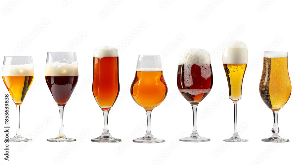 Glasses of beer Glasses of beer
