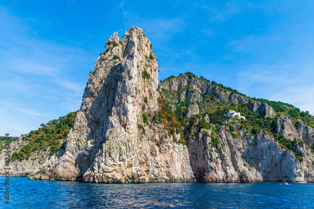 The wonderful island of Capri, amalfi coast, bay of naples, italy The wonderful island of Capri, amalfi coast, bay of naples, italy