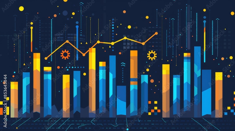 A dynamic barometer chart displays business growth, with each level marking significant financial milestones. A dynamic barometer chart displays business growth, with each level marking significant financial milestones.