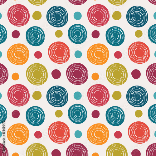 seamless pattern circles