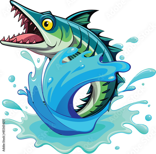 saltwater predator barracuda Web-