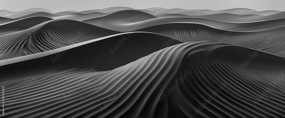 Monochrome Abstract Sand Patterns, Cartoon Monochrome Abstract Sand Patterns, Cartoon