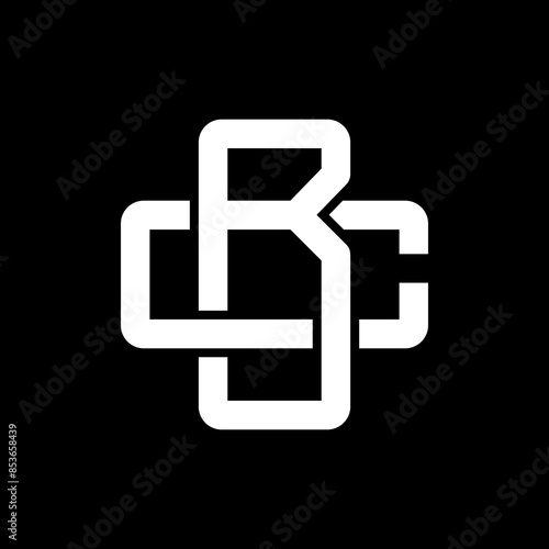 CB or BC monogram logos overlapping.	