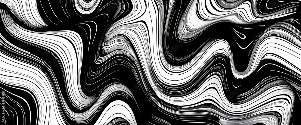 Monochrome Abstract Textile Textures, Cartoon Monochrome Abstract Textile Textures, Cartoon