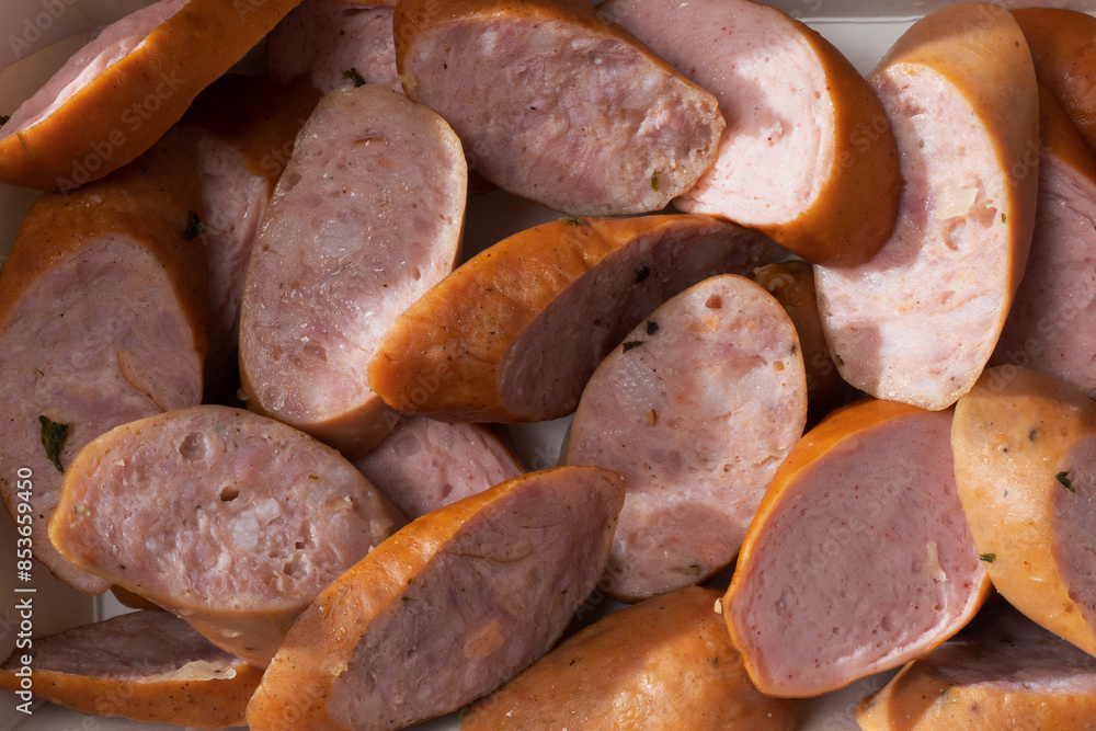 street food truck german sausage platter food background
