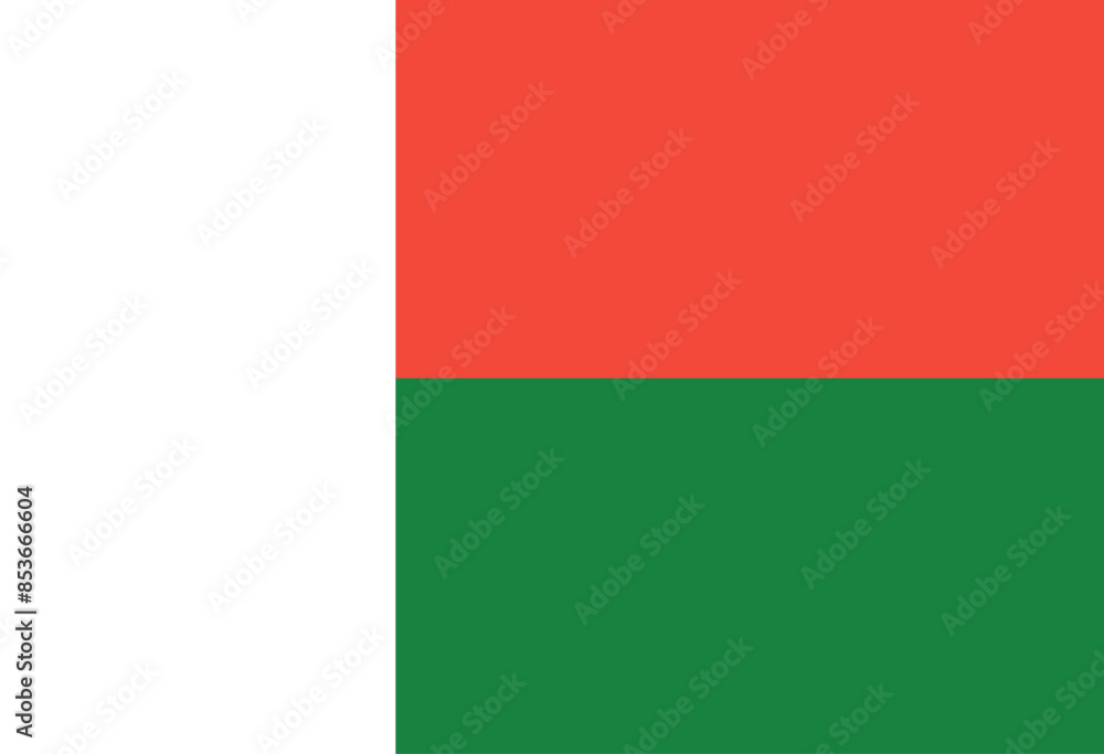 Madagascar flag illustrator country flags Madagascar flag illustrator country flags