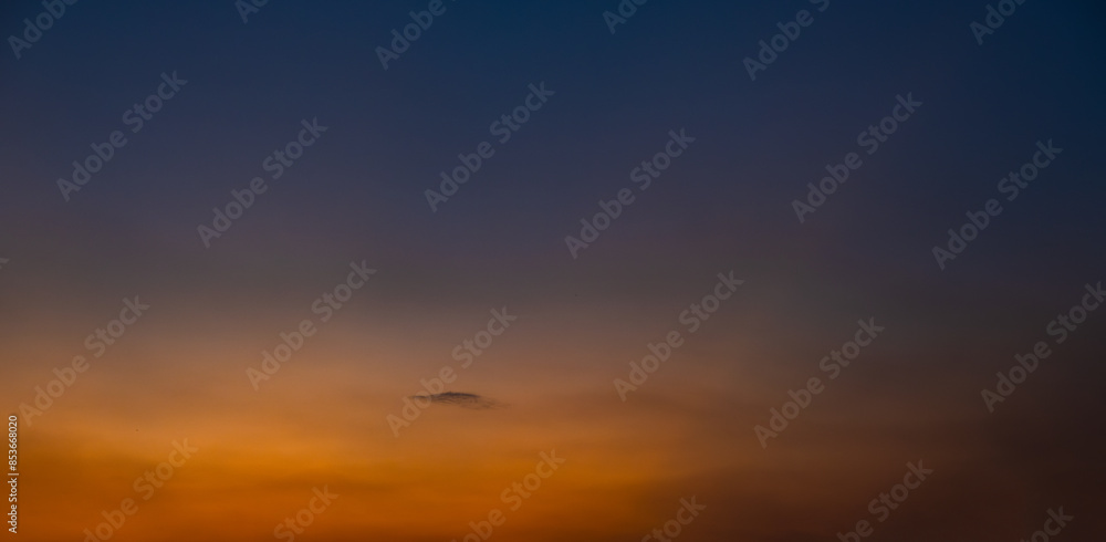 Enjoy a panoramic view of the skyline. The sun rises in the morning sky with colorful clouds. and beautiful cloud patterns In the soft light of the morning
Enjoy a panoramic view of the skyline. The sun rises in the morning sky with colorful clouds. and beautiful cloud patterns In the soft light of the morning