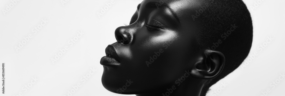 Beautiful black woman with perfect skin Beautiful black woman with perfect skin