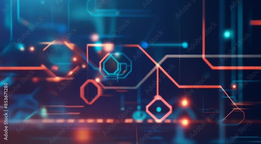 Technology Ai texture background for video animations