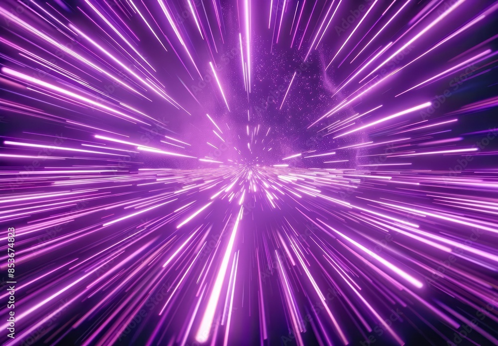 Purple light rays on dark background with purple lines Purple light rays on dark background with purple lines