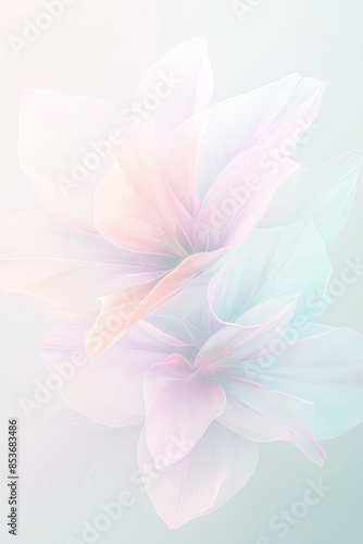 美しい抽象的な花の背景