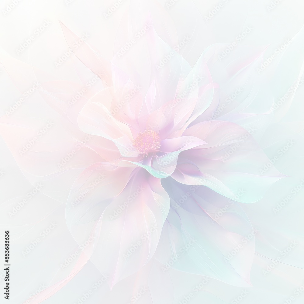 Obraz premium 美しい抽象的な花の背景