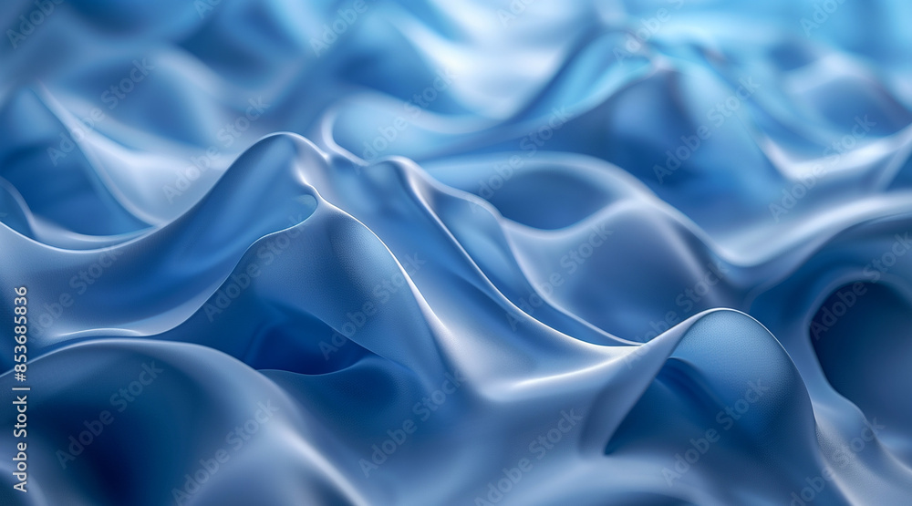 Obraz premium Intricate textures within the blue background create depth