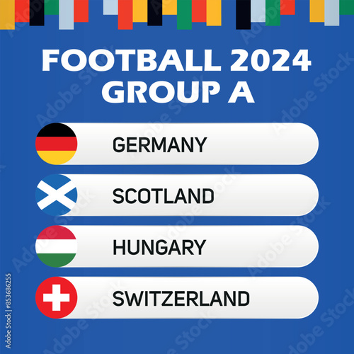 European football championship XXXXX Group A teams Germany scotland hungary switzerland