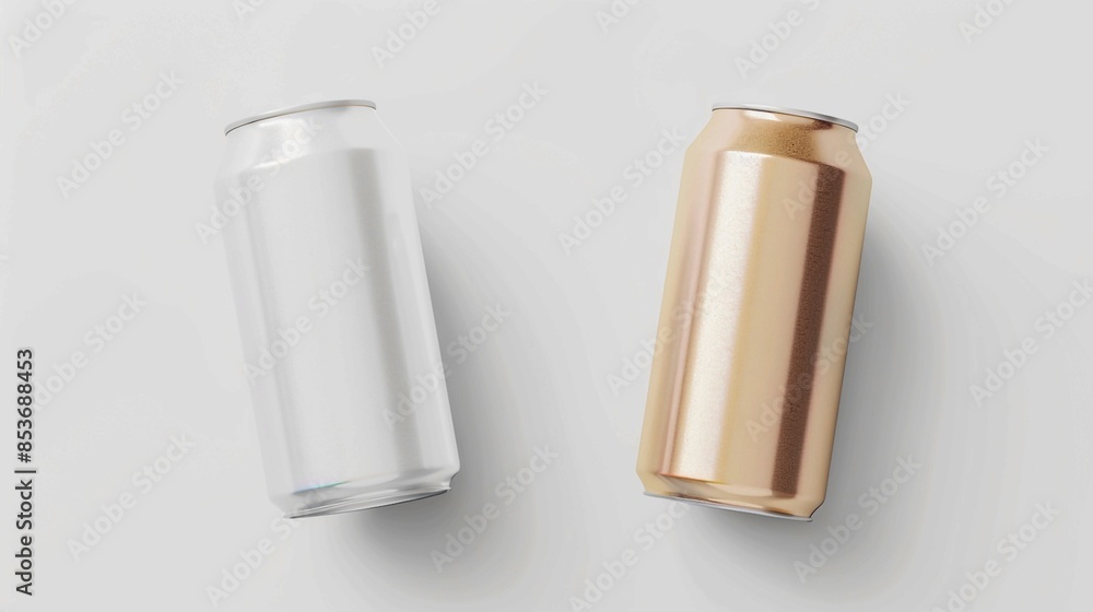 Glossy Aluminum Can Design: A Visual Comparison for Packaging Innovation. Generative AI Glossy Aluminum Can Design: A Visual Comparison for Packaging Innovation. Generative AI
