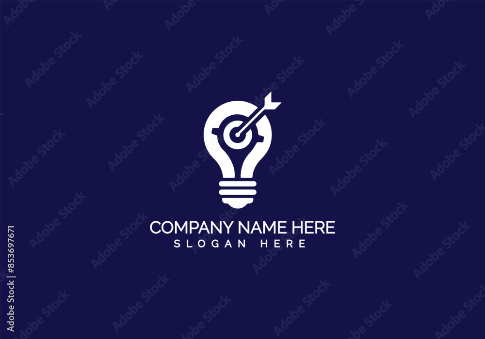 Fototapeta premium Modern Minimalist Company Logo Design