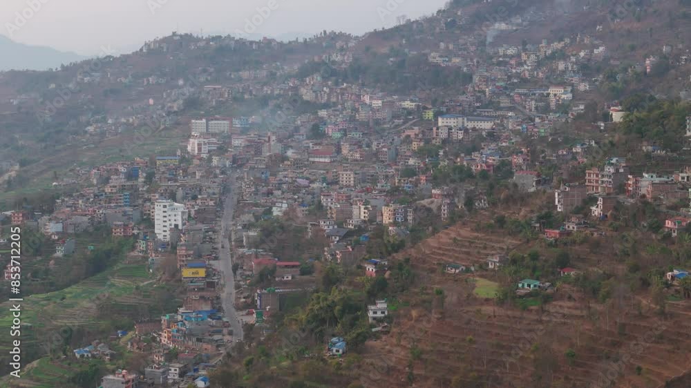Beautiful view of Gorkha city Gorkha. Beautiful view of Gorkha city Gorkha.