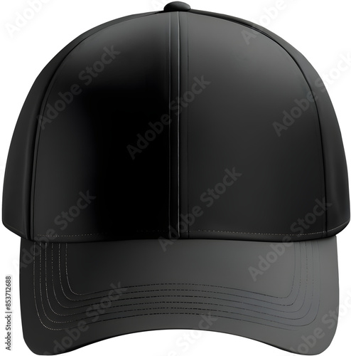 black baseball cap