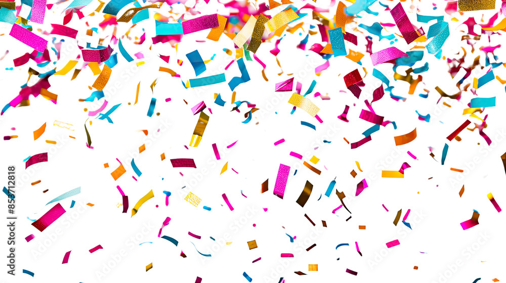 Confetti on a transparent background Confetti on a transparent background
