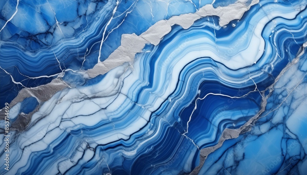 a blue marble texture with a subtle gradient from light to dark blue, highlighted by delicate white and silver veins, giving a luxurious feel a blue marble texture with a subtle gradient from light to dark blue, highlighted by delicate white and silver veins, giving a luxurious feel